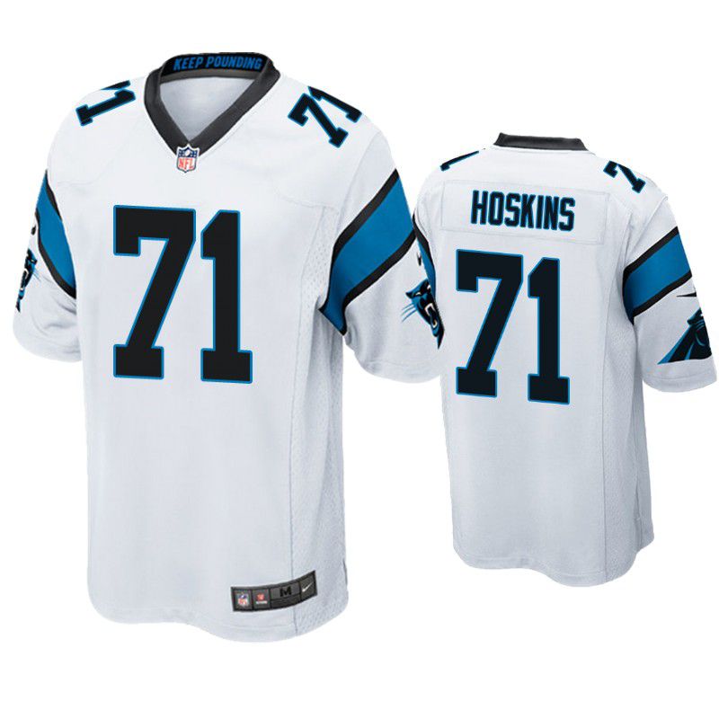 Men Carolina Panthers #71 Phil Hoskins Nike White Game NFL Jersey->carolina panthers->NFL Jersey